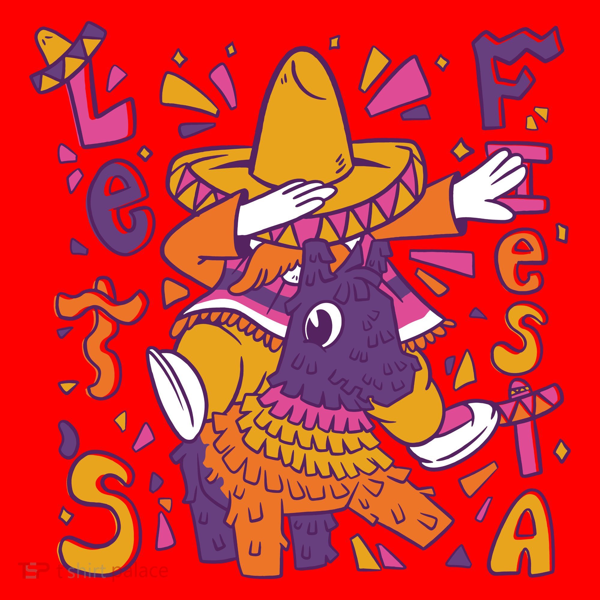 Let's Fiesta Cinco De Mayo Celebration Santa Hat