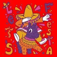 Let's Fiesta Cinco De Mayo Celebration Santa Hat thumb 1