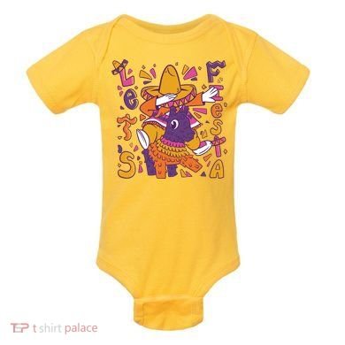 Let's Fiesta Cinco De Mayo Celebration Baby Bodysuit