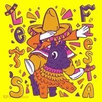 Let's Fiesta Cinco De Mayo Celebration Toddler T-Shirt thumb 2