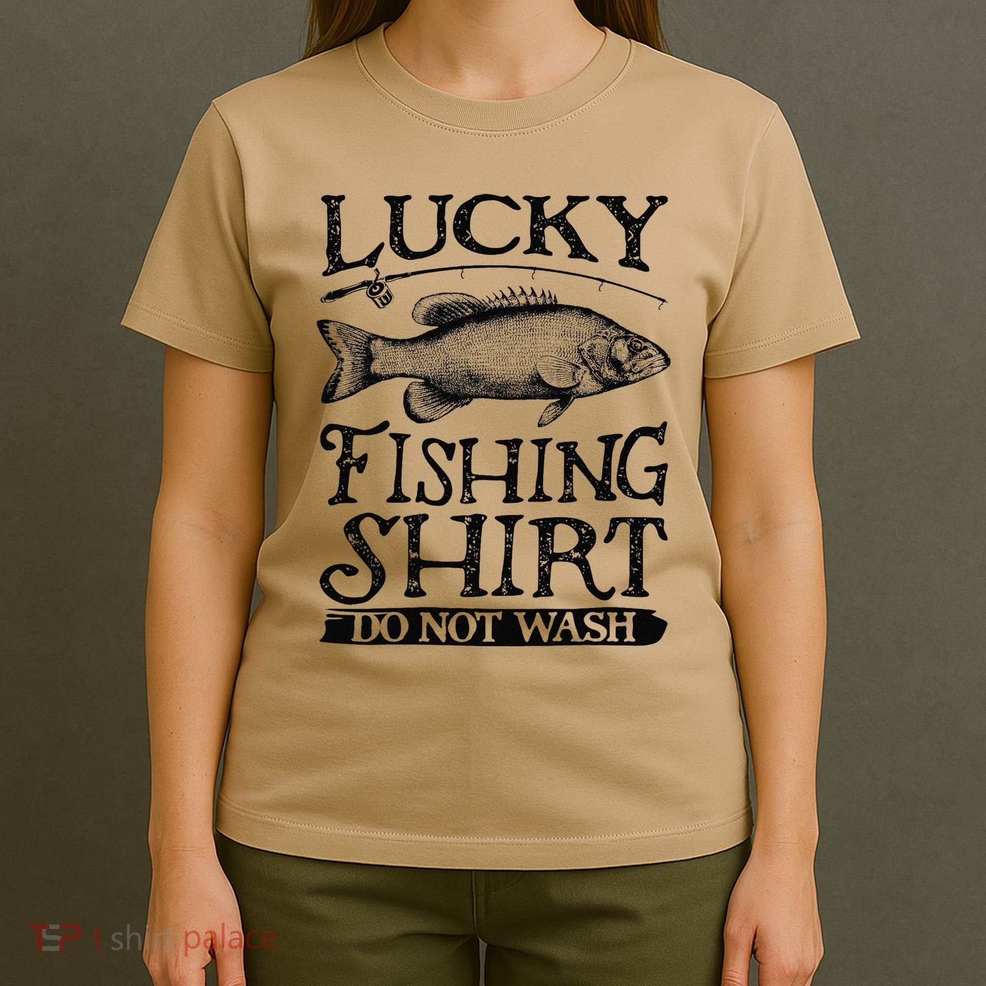Lucky Fishing Do Not Wash Fishing T-Shirt