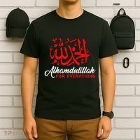 Lhamdulillah For Everything Gold Islamic For Muslim T-Shirt thumb 6