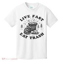 Live Fast Eat Trash Raccoon Possum Kids T-Shirt thumb 0
