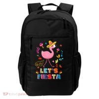 Let's Fiesta Flamingo Cinco De Mayo Backpack thumb 0