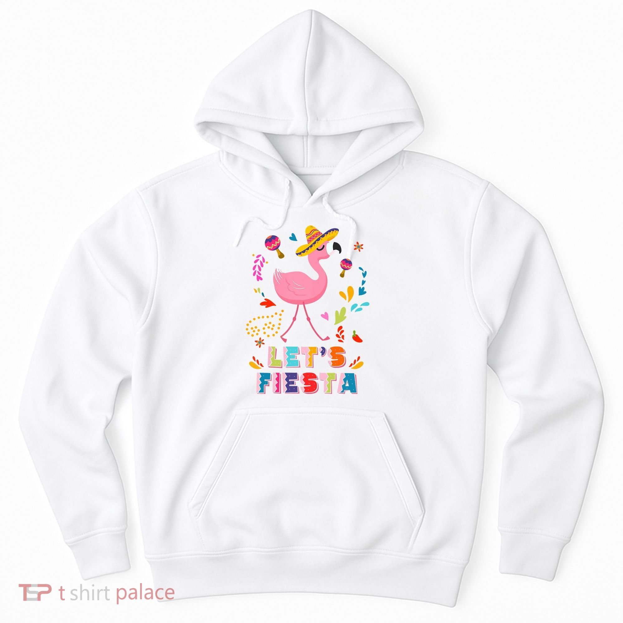 Let's Fiesta Flamingo Cinco De Mayo Hoodie