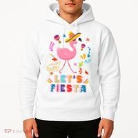 Let's Fiesta Flamingo Cinco De Mayo Hoodie thumb 2