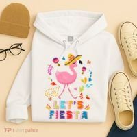 Let's Fiesta Flamingo Cinco De Mayo Hoodie thumb 4