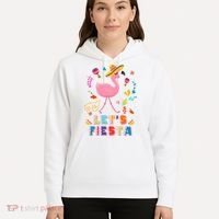 Let's Fiesta Flamingo Cinco De Mayo Hoodie thumb 5