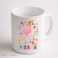 Let's Fiesta Flamingo Cinco De Mayo Coffee Mug thumb 1