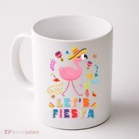 Let's Fiesta Flamingo Cinco De Mayo Coffee Mug thumb 0