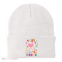 Let's Fiesta Flamingo Cinco De Mayo Beanie thumb 0