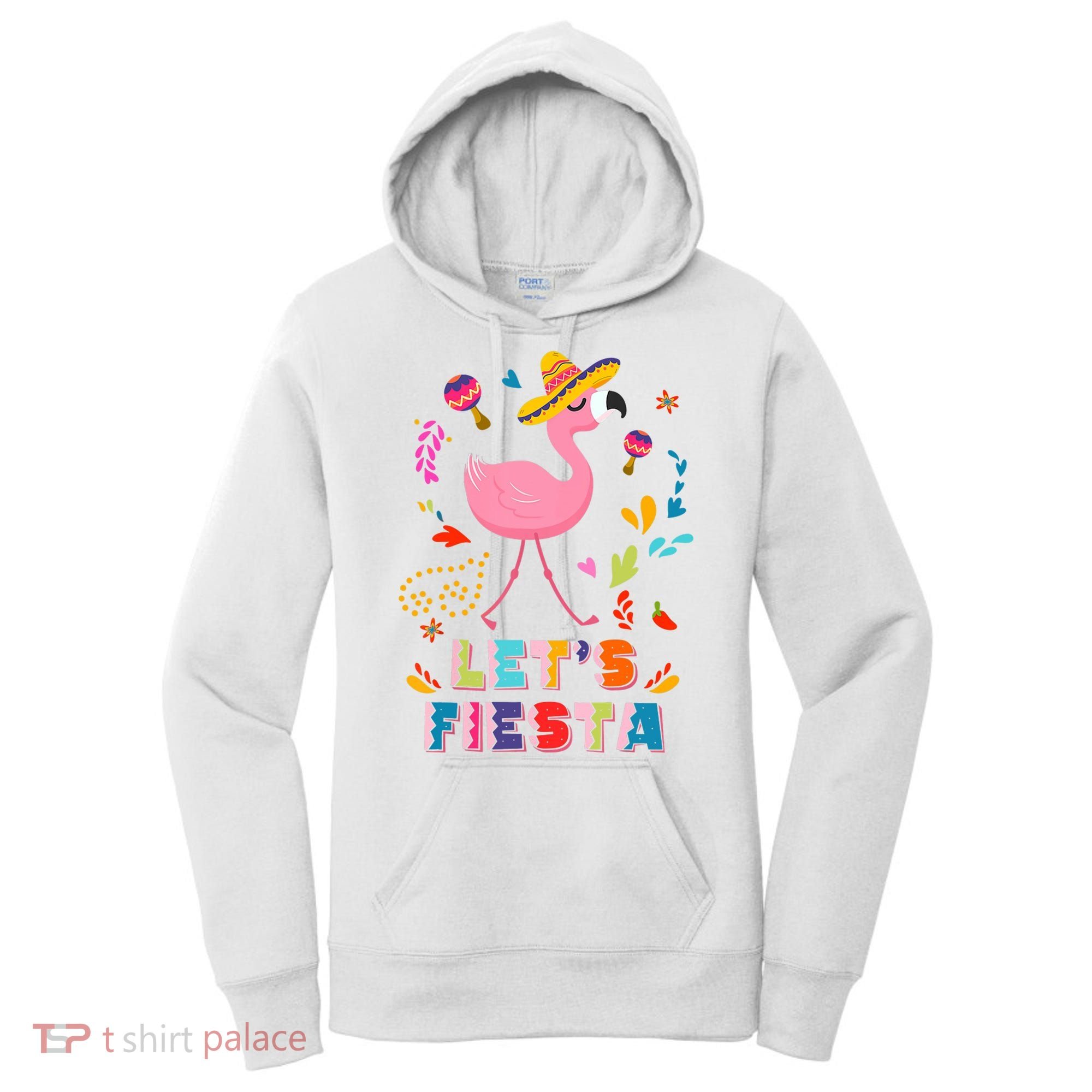 Let's Fiesta Flamingo Cinco De Mayo Women's Hoodie