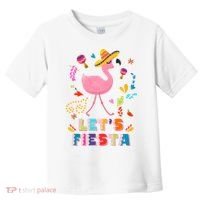 Let's Fiesta Flamingo Cinco De Mayo Toddler T-Shirt thumb 0