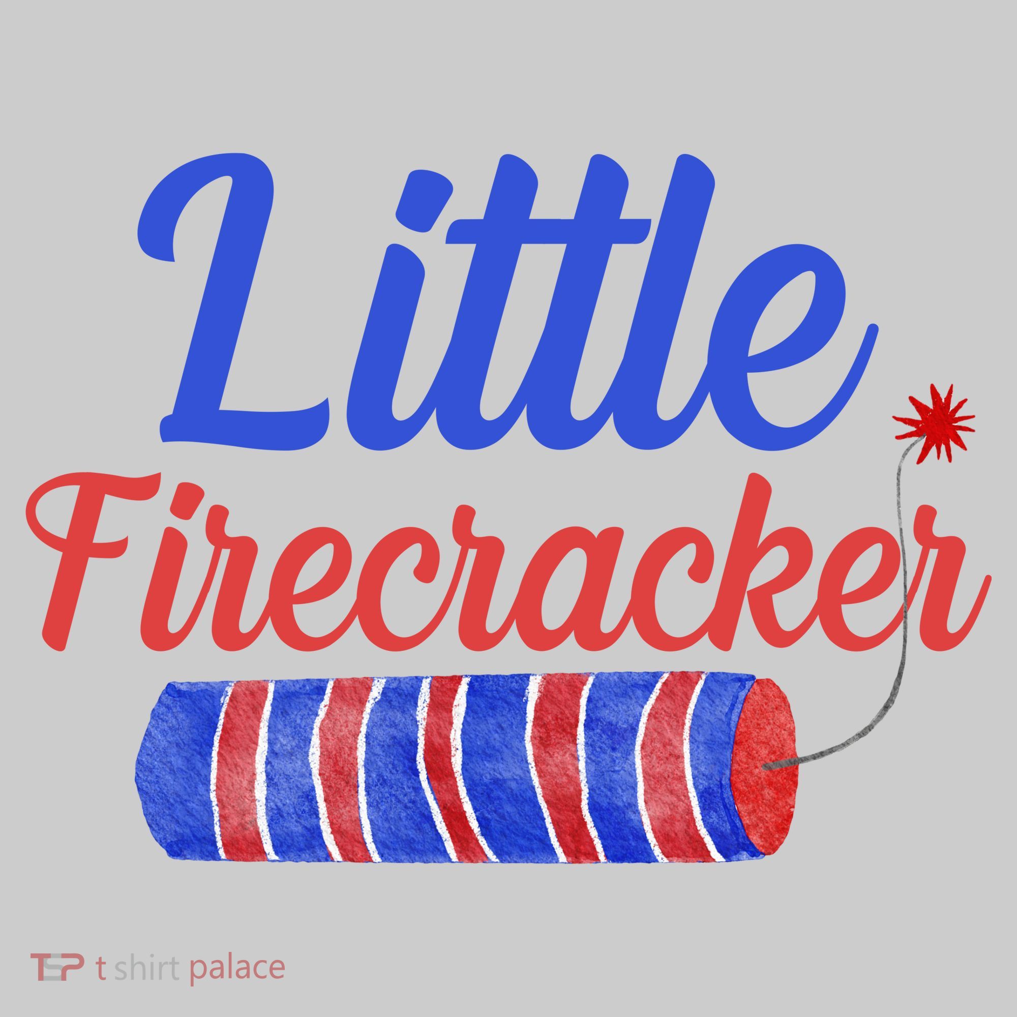 Little Firecracker Funny 4th Of July Tie-Dye T-Shirt