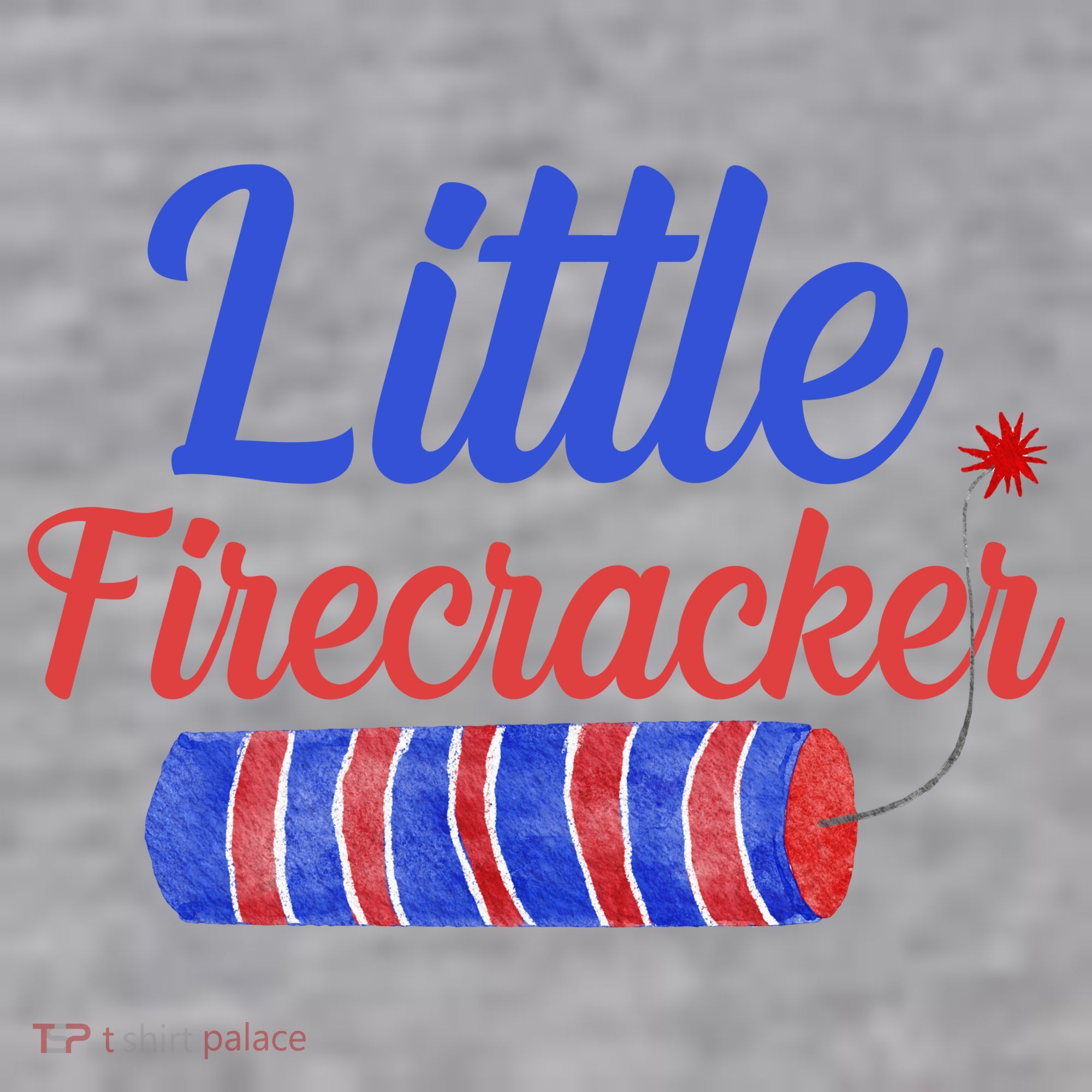 Little Firecracker Funny 4th Of July Infant Fleece One Piece