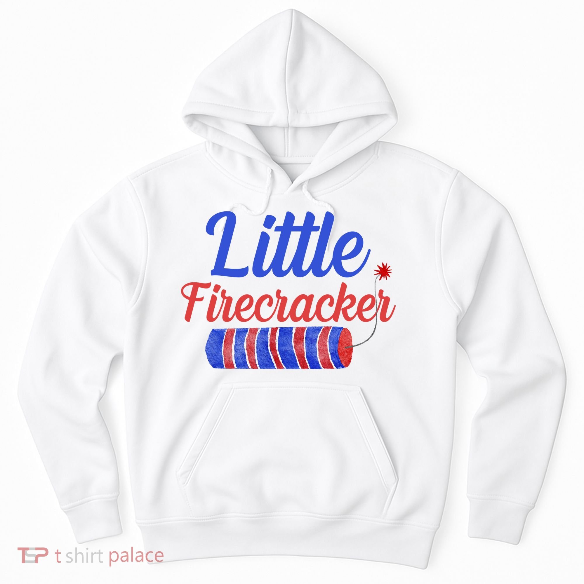 Little Firecracker Funny 4th Of July Hoodie