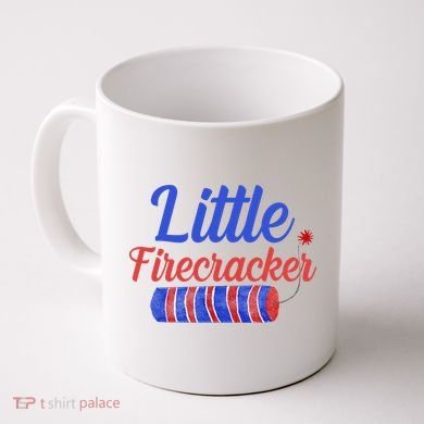 Little Firecracker Funny 4th Of July Coffee Mug