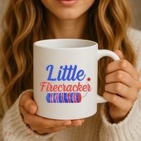 Little Firecracker Funny 4th Of July Coffee Mug thumb 3