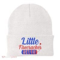 Little Firecracker Funny 4th Of July Beanie thumb 0