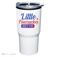 Little Firecracker Funny 4th Of July Tumbler thumb 0