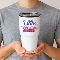 Little Firecracker Funny 4th Of July Tumbler thumb 2