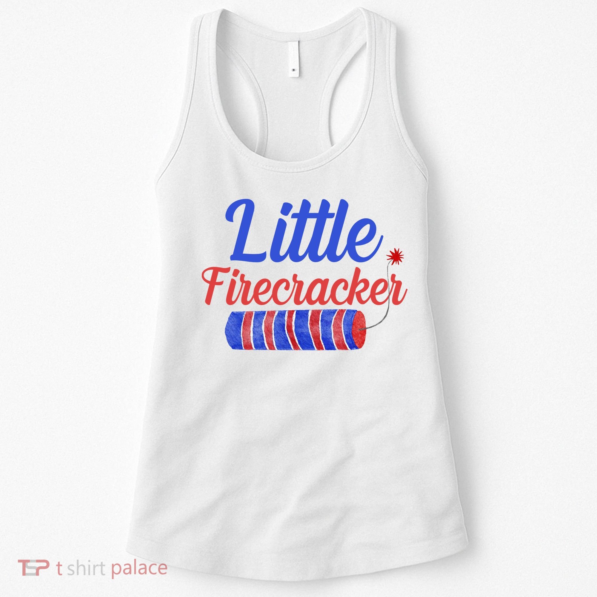 Little Firecracker Funny 4th Of July Women's Tank Top