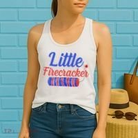 Little Firecracker Funny 4th Of July Women's Tank Top thumb 2