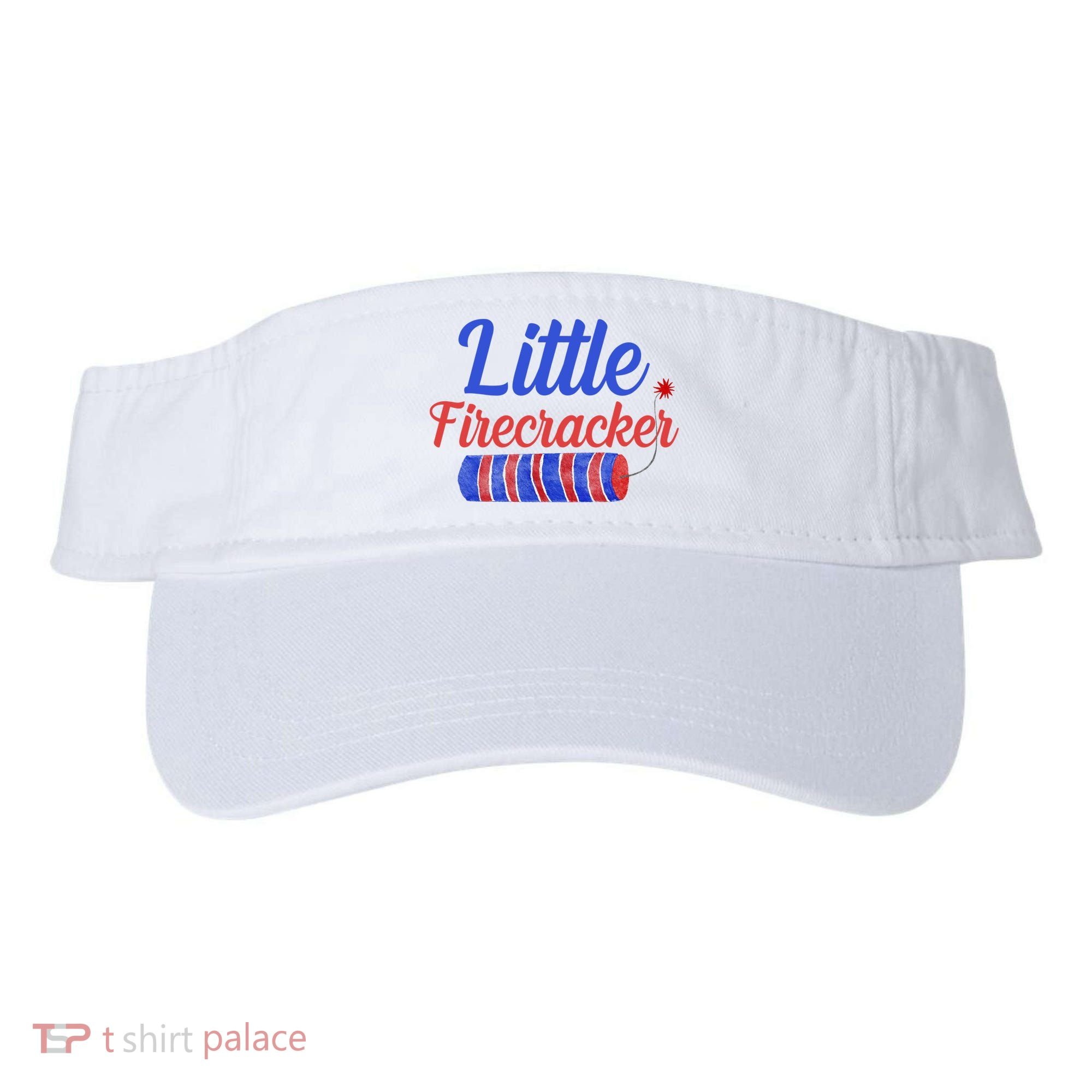 Little Firecracker Funny 4th Of July Visor