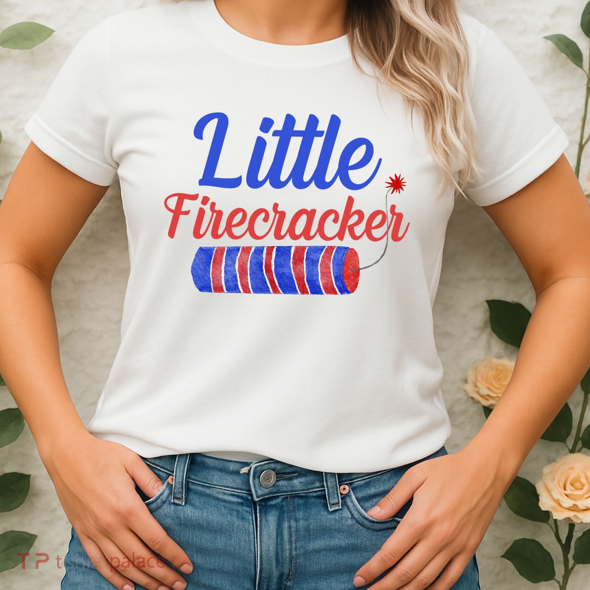 Little Firecracker Funny 4th Of July Women's T-Shirt