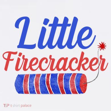 Little Firecracker Funny 4th Of July Short Acrylic Beanie