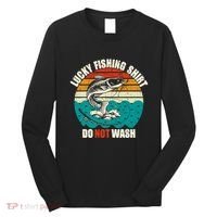 Lucky Fishing Funny Catfish Long Sleeve Shirt thumb 0