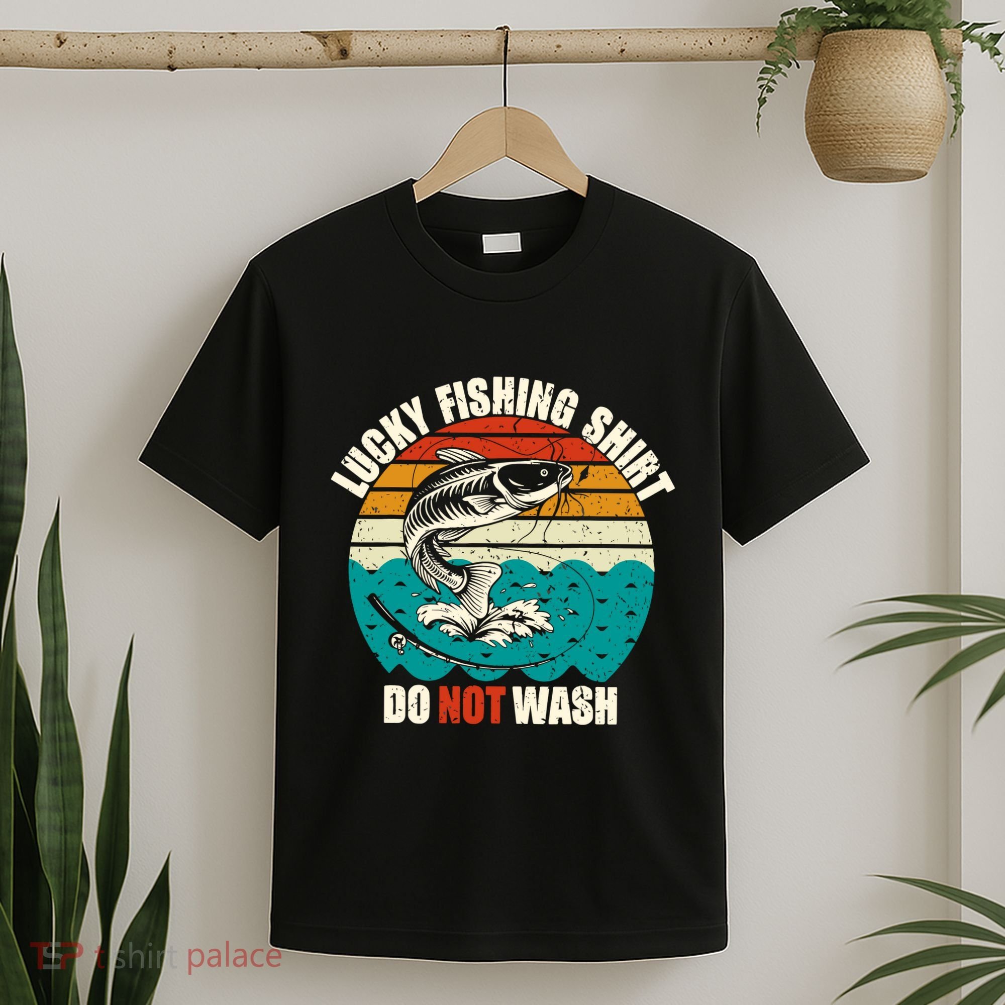 Lucky Fishing Funny Catfish T-Shirt