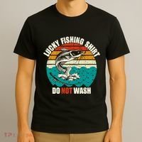 Lucky Fishing Funny Catfish T-Shirt thumb 3