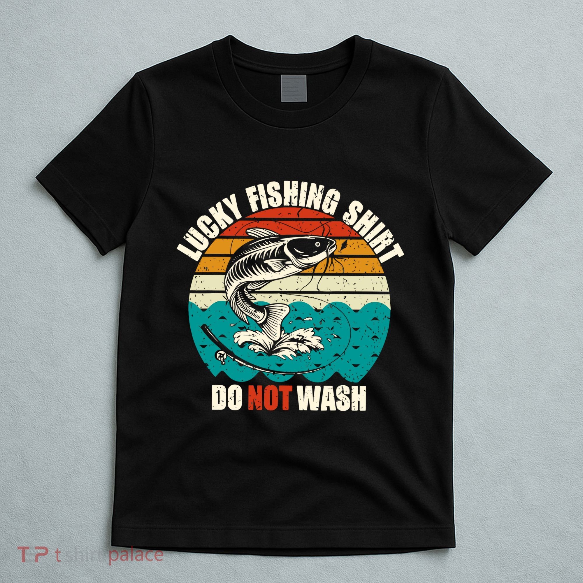 Lucky Fishing Funny Catfish T-Shirt