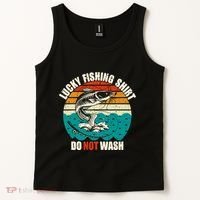 Lucky Fishing Funny Catfish Tank Top thumb 2