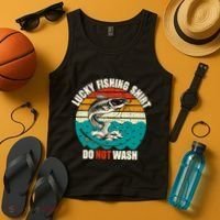 Lucky Fishing Funny Catfish Tank Top thumb 4