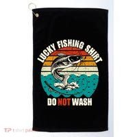 Lucky Fishing Funny Catfish Golf Towel thumb 0