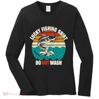 Lucky Fishing Funny Catfish Women's Long Sleeve Shirt thumb 0