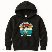 Lucky Fishing Funny Catfish Kids Hoodie thumb 0