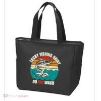 Lucky Fishing Funny Catfish Tote Bag thumb 3