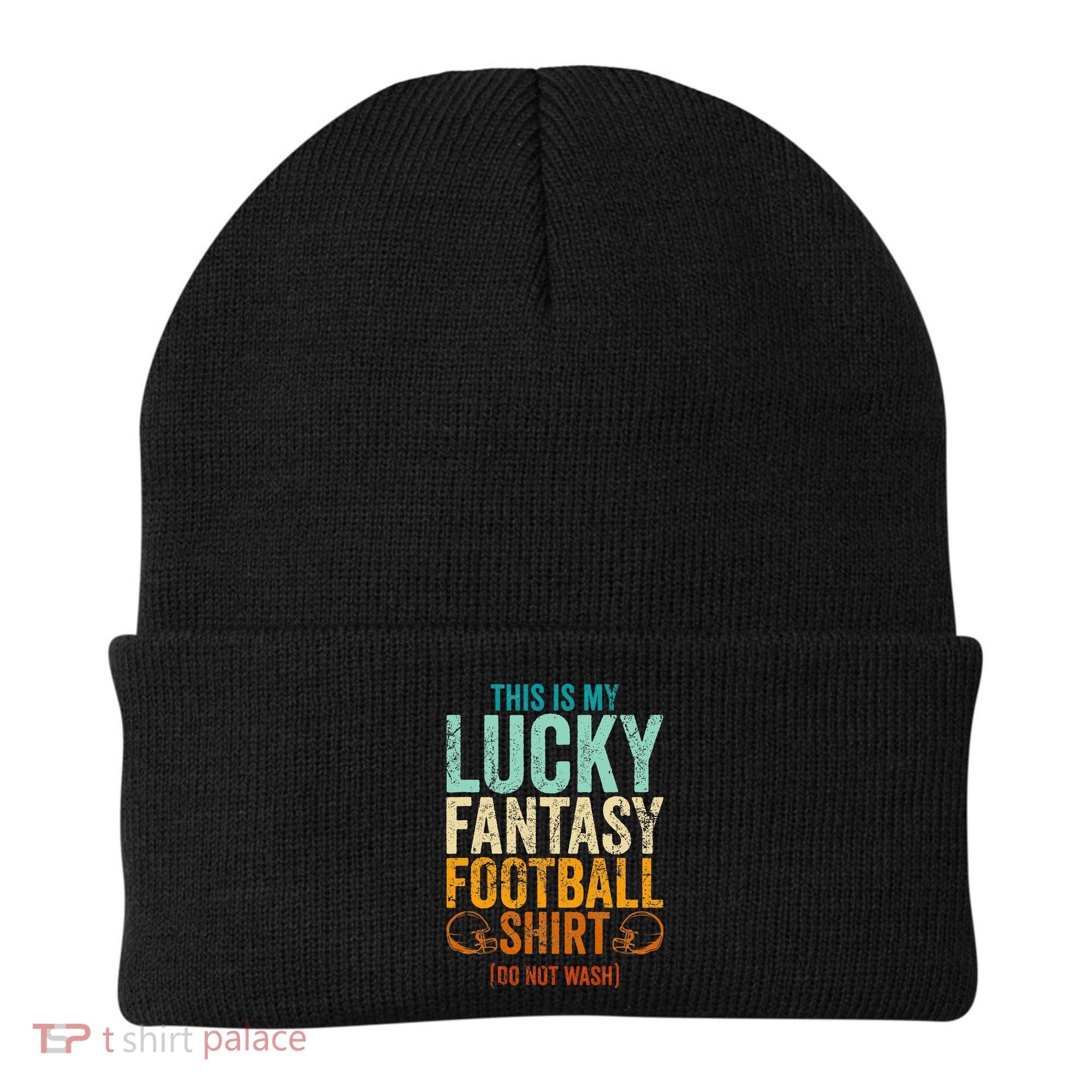 Lucky Fantasy Football Draft Party Do Not Wash Beanie