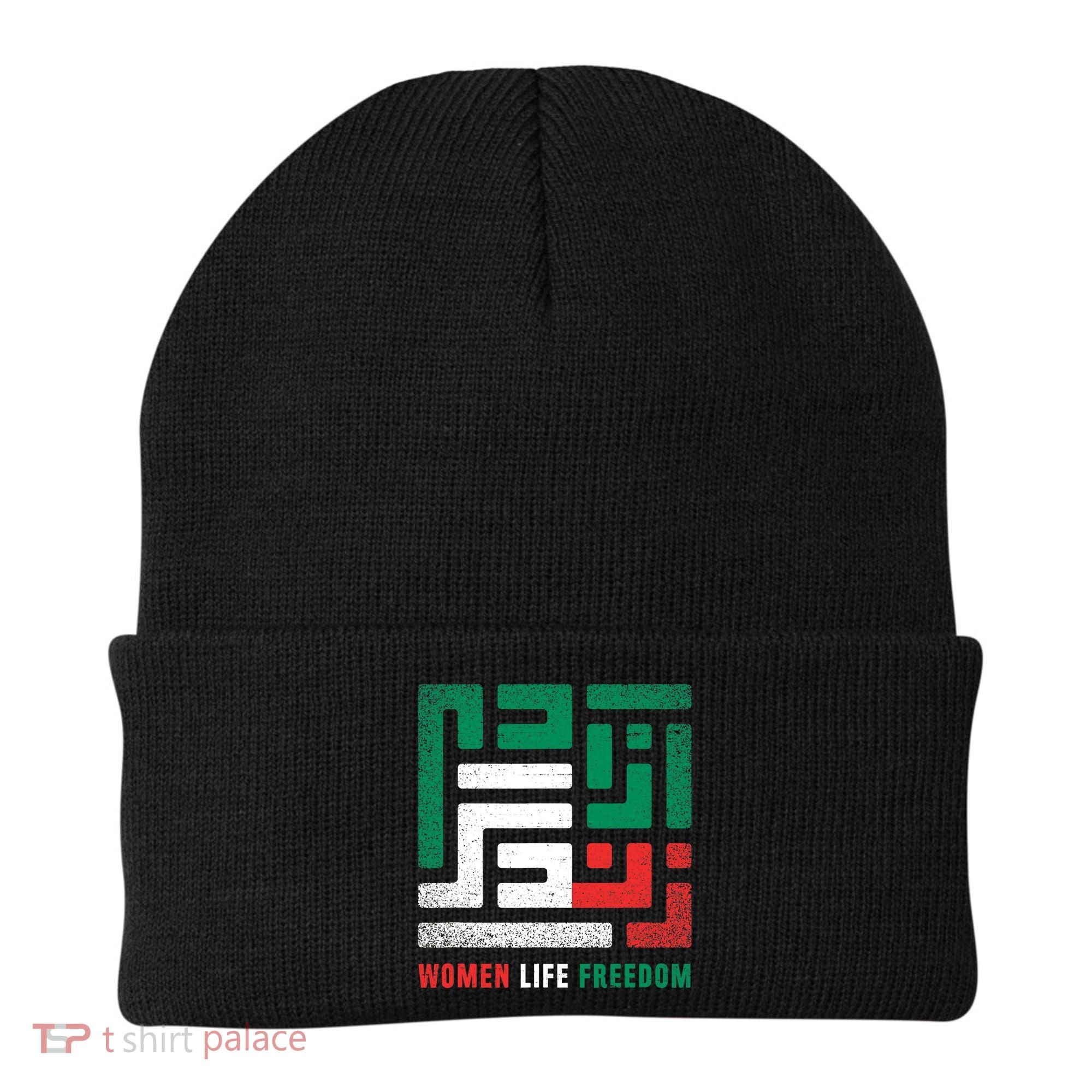  Life Freedom Free Iran Beanie