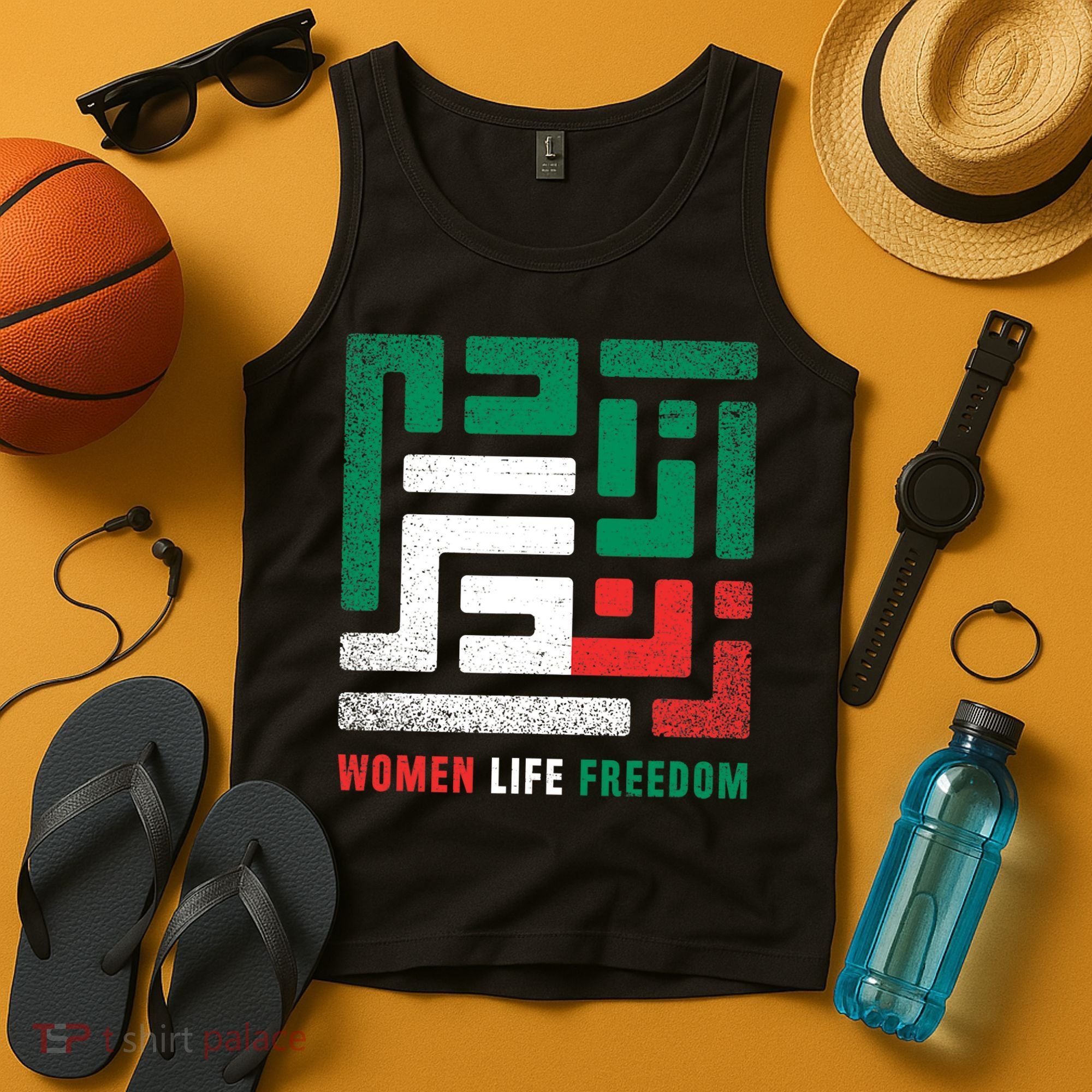  Life Freedom Free Iran Tank Top
