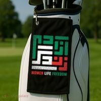  Life Freedom Free Iran Golf Towel thumb 2