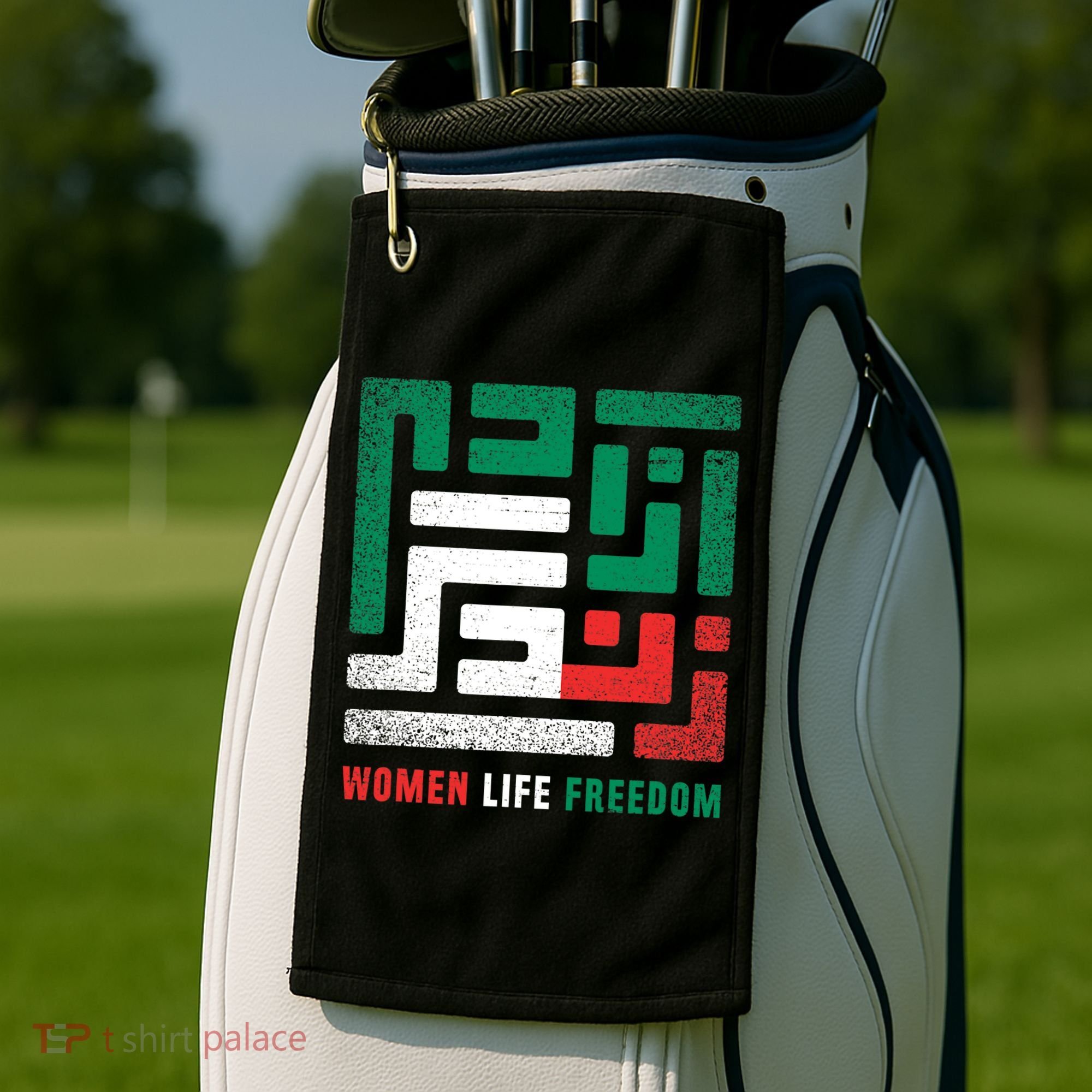  Life Freedom Free Iran Golf Towel