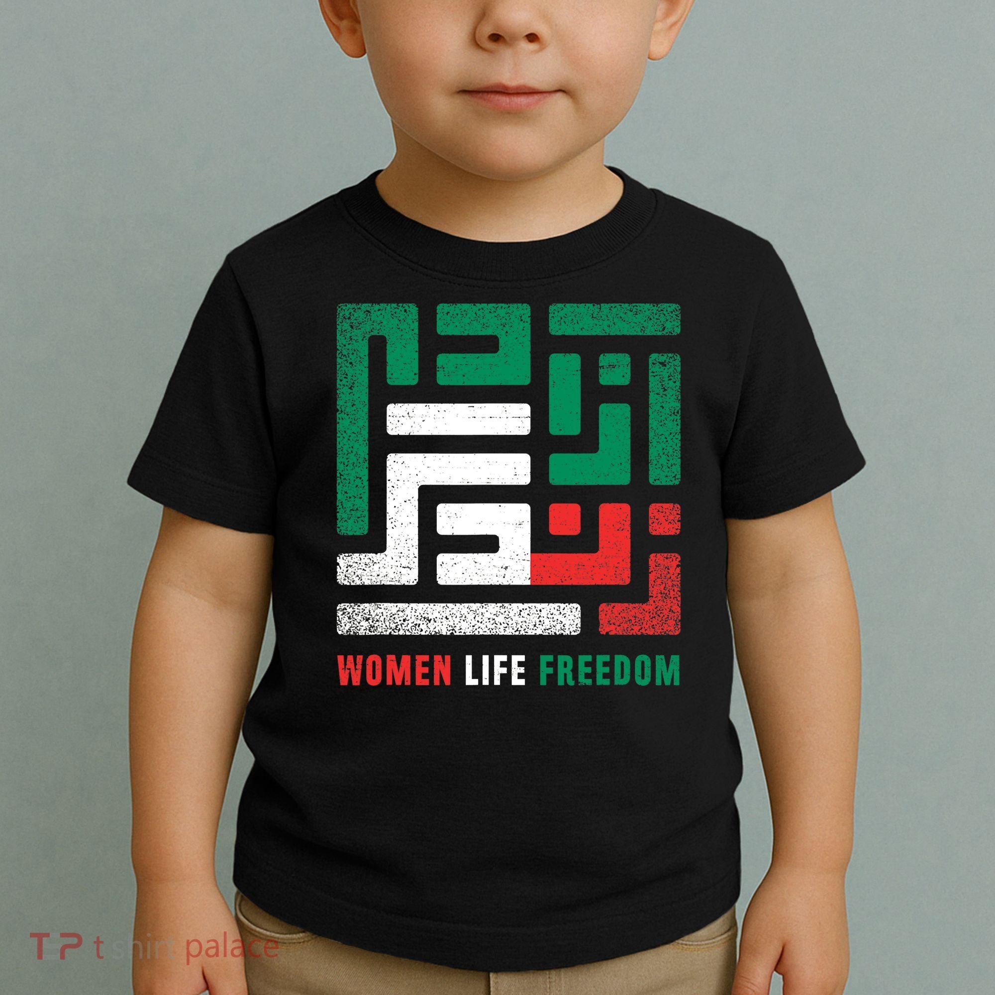  Life Freedom Free Iran Toddler T-Shirt