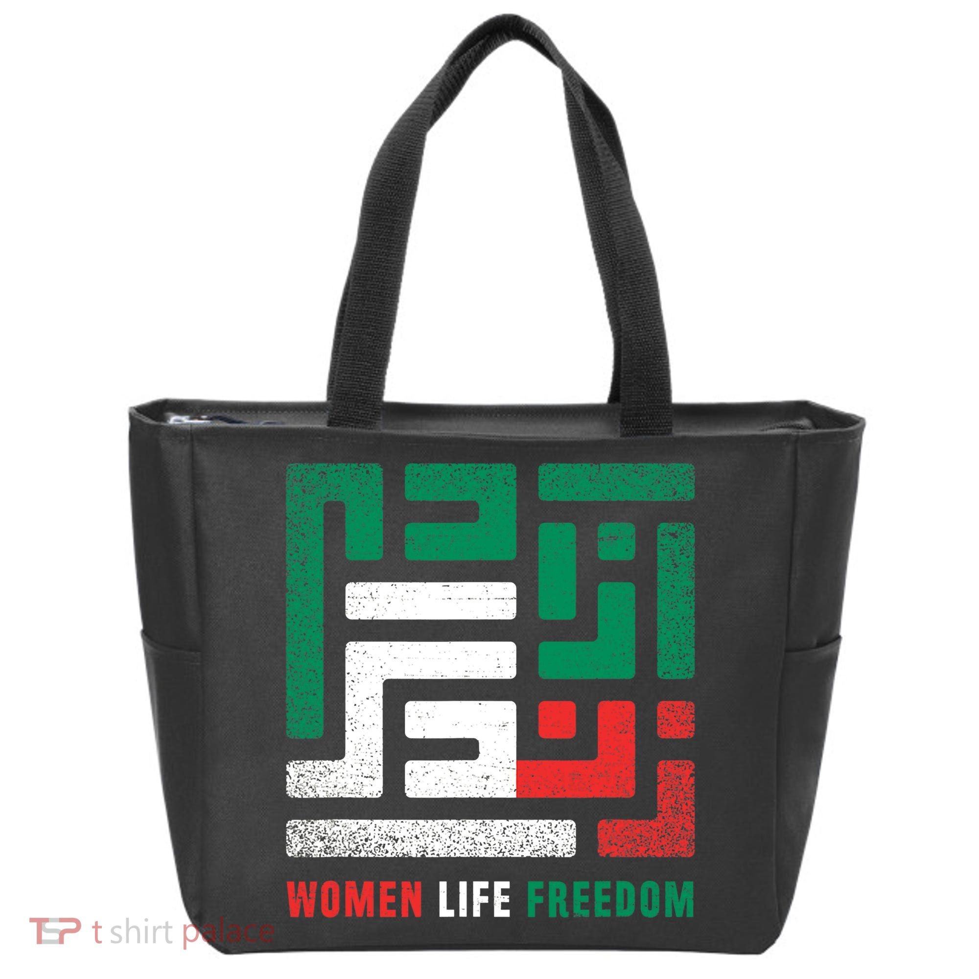  Life Freedom Free Iran Tote Bag