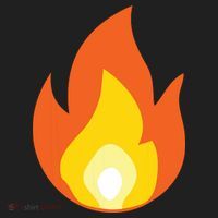 Lit Fire Flame Hot Burning Beach Women's Sweatshirt thumb 2