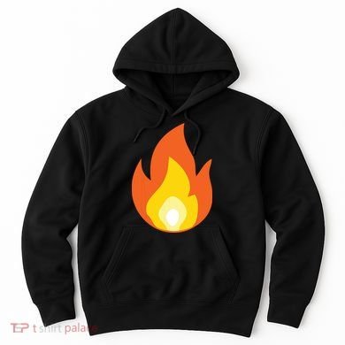 Lit Fire Flame Hot Burning Beach Hoodie