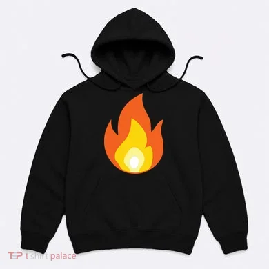 Lit Fire Flame Hot Burning Beach Hoodie